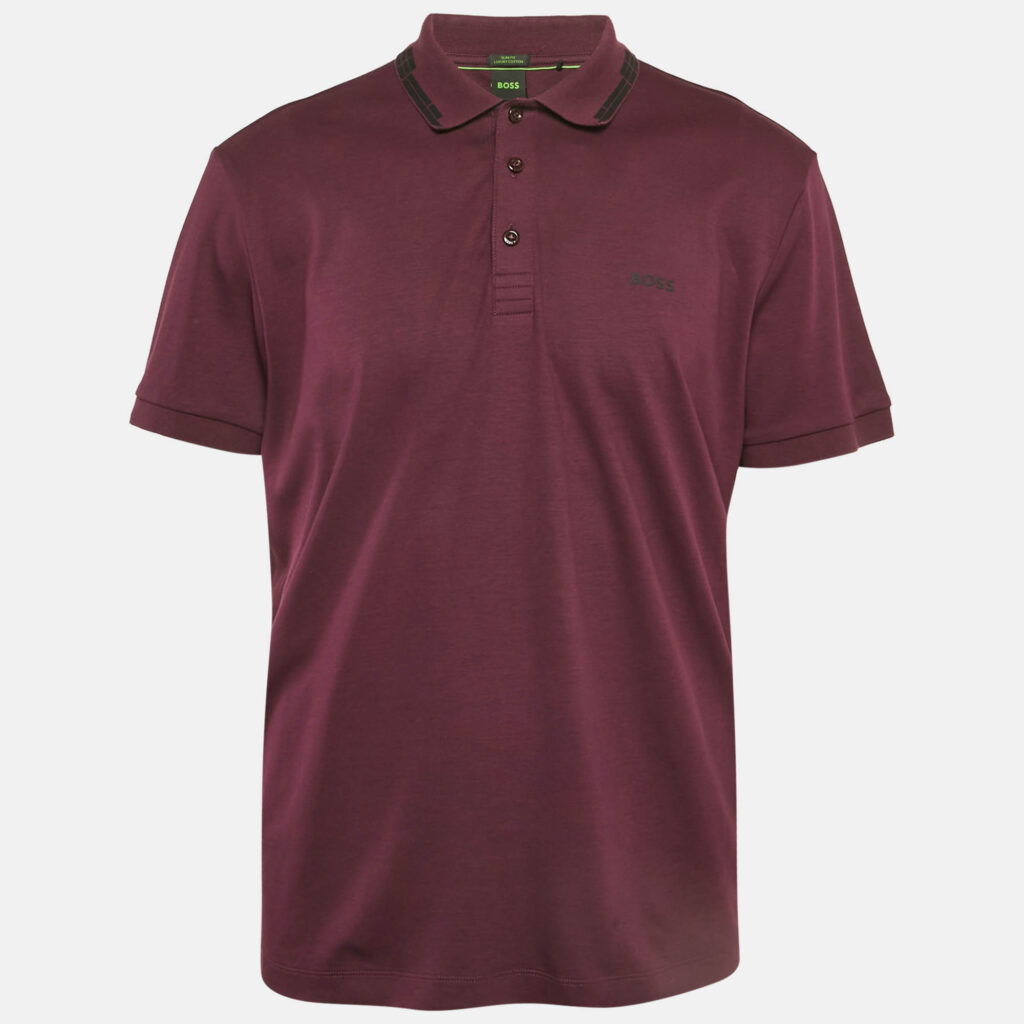 luxury-men-boss-by-hugo-boss-used-clothes-p1146124-007 Boss By Hugo Boss Purple Jersey Paule Polo T-Shirt XXL