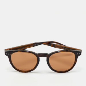 Bottega Veneta Havana/Brown BV0128S Oval Sunglasses