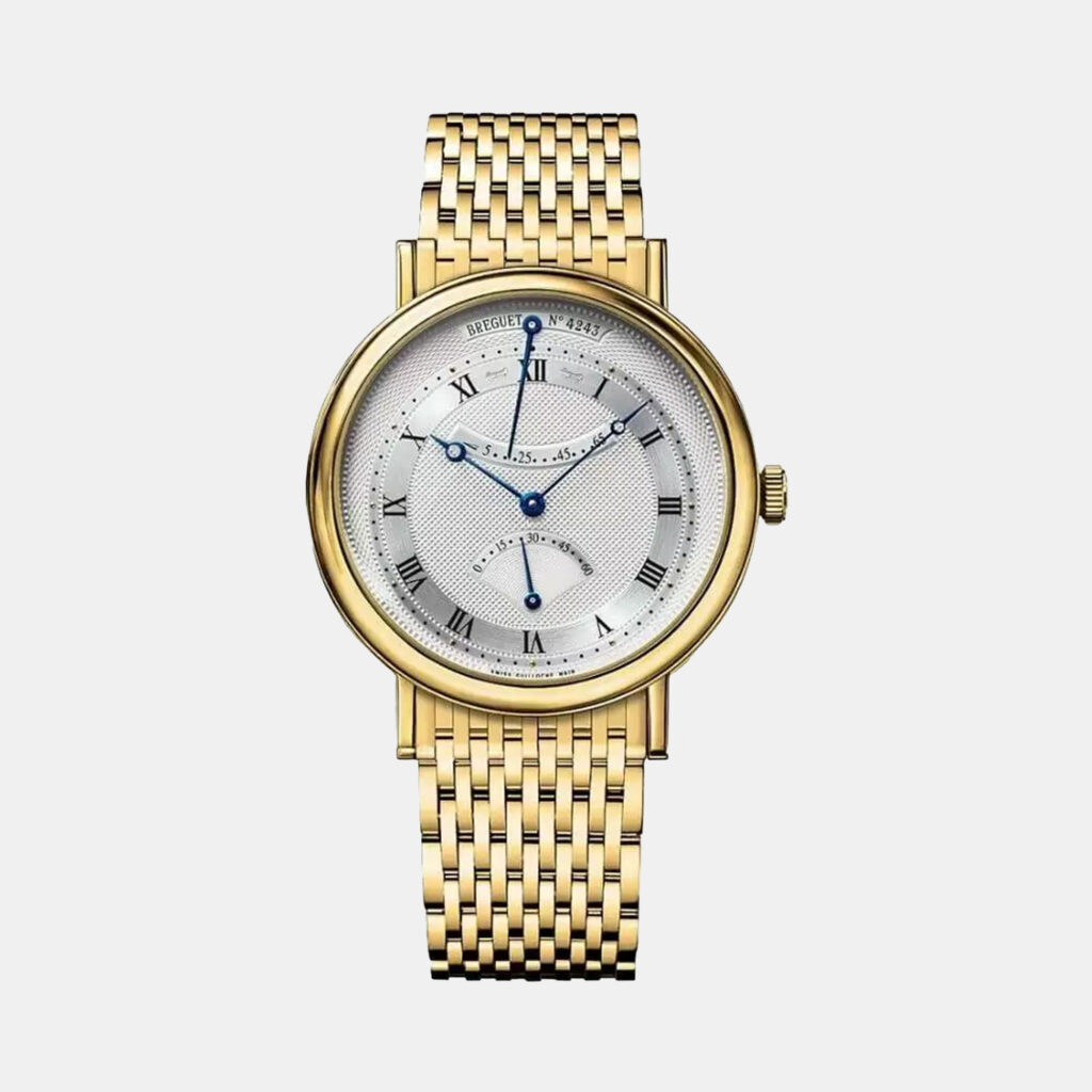 luxury-men-breguet-used-watches-p1152815-001 Breguet Silver 18k Yellow Gold Classique 5207Ba/12/Av0 Automatic Men's Wristwatch 39 mm