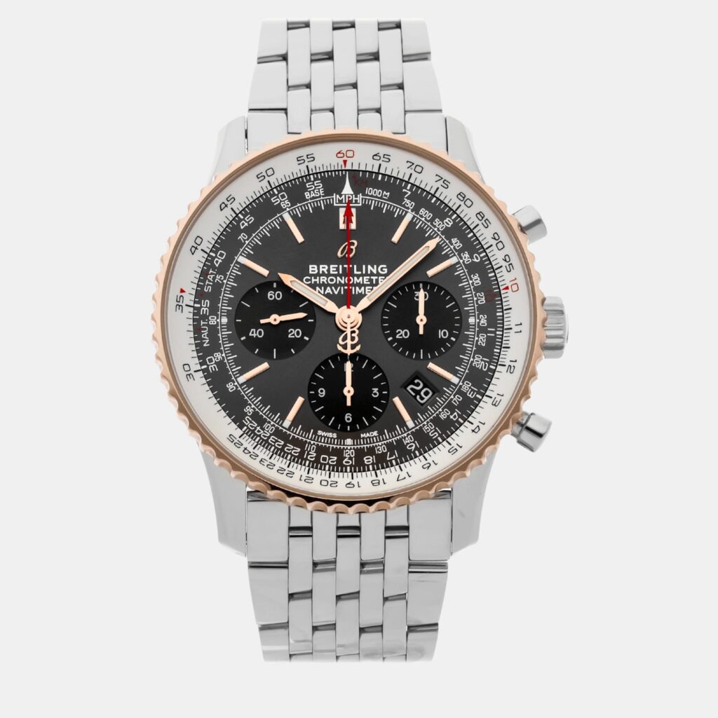 luxury-men-breitling-used-watches-p1092472-001 Breitling Navitimer B01 Chronograph UB0121211F1A1 Men's Wristwatch 43MM