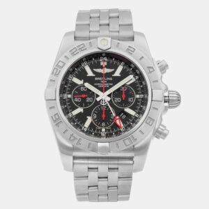 Breitling Black Stainless Steel Chronomat AB041210/BB48-384A Automatic Men's Wristwatch 47 mm
