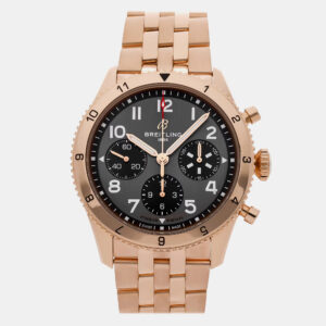 breilting classic avi chronograph p-51 mustang r233801a1b1r1 42 mm automatic men's wristwatch 42mm