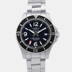 Breitling Black Stainless Steel Superocean A17366021B1A1 Automatic Men's Wristwatch 42 mm