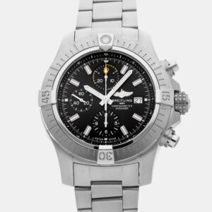 Breitling Avenger Chronograph A13317101B1A1 Automatic Stainless Steel Black Dial Men's Wristwatch 45mm