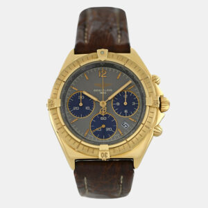 Breitling Grey Chrono Sextant K55045 Automatic Men's Wristwatch 36 mm