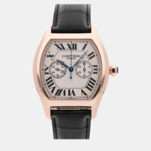 Cartier Tortue XL Monopusher Chronograph W1547451 Manual Winding Men's Wristwatch 37MM