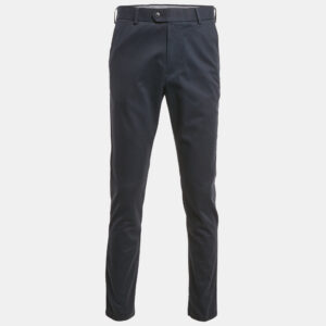 Charles Tyrwhitt Navy Blue Gabardine Cotton Slim Fit Tailored Trousers M