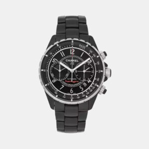 Chanel Black Ceramic J12 H3409 Automatic Men's Wristwatch 41 mm