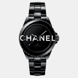 Chanel Black Ceramic J12 H7418 Automatic Men's Wristwatch 38 mm