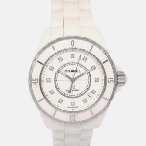 Chanel J12 H1629 Automatic White Ceramic Men's Wristwatch 39 mm