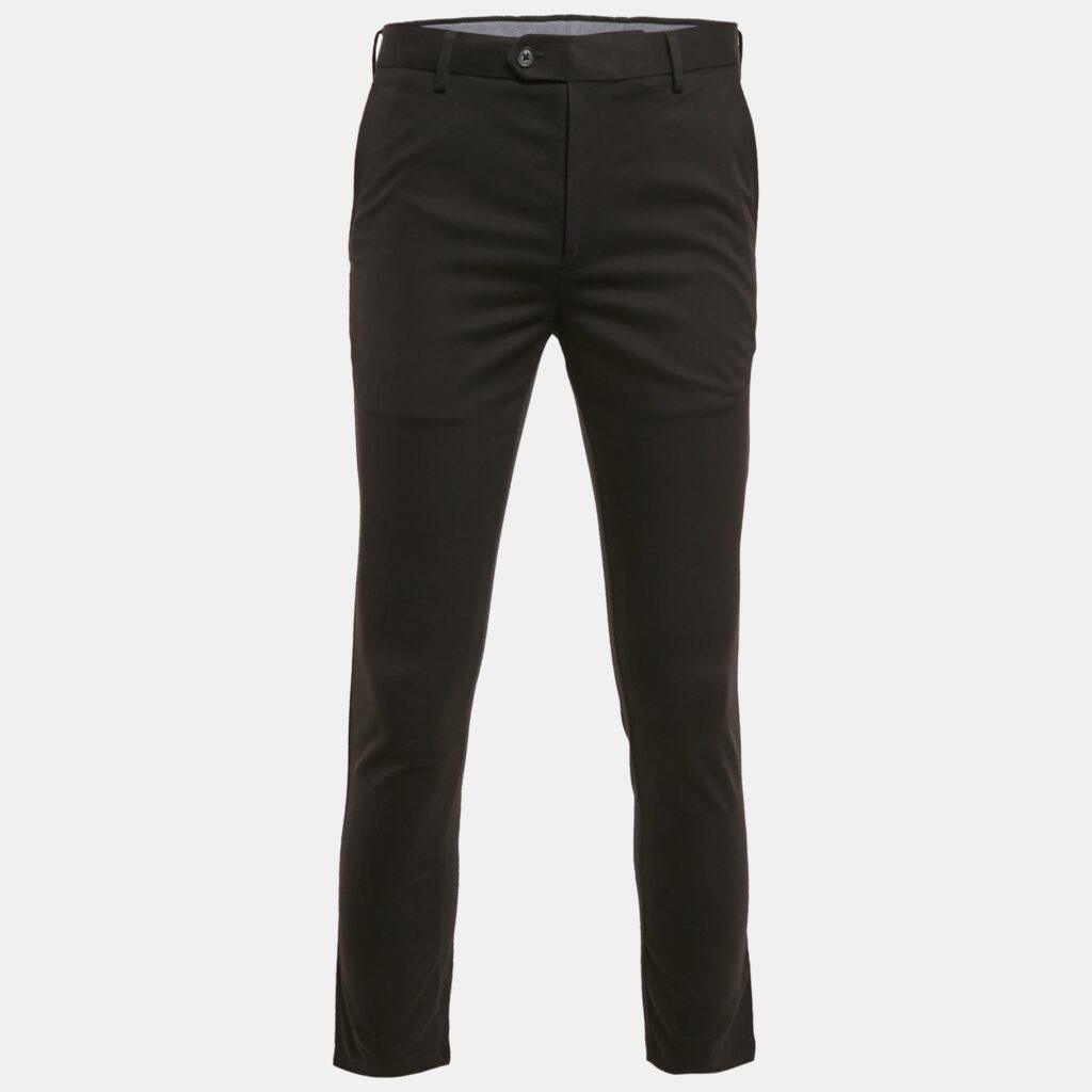 luxury-men-charles-tyrwhitt-used-clothes-p1161776-009 Charles Tyrwhitt Black Gabardine Extra Slim Fit Trousers S