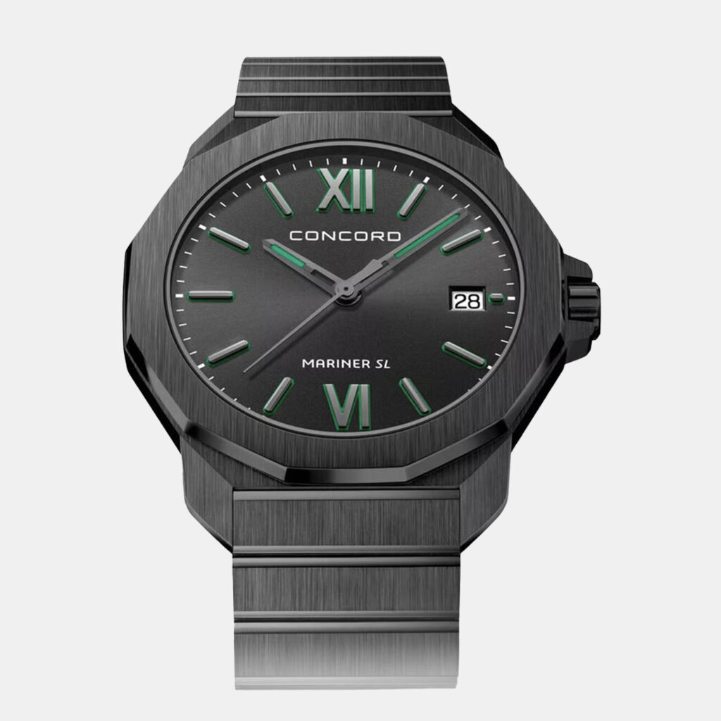 luxury-men-concord-used-watches-p1152912-001 Concord Black PVD Stainless Steel Mariner SL 0320591 Quartz Men's Wristwatch 42 mm