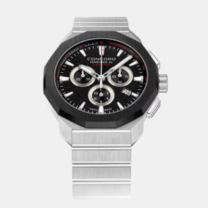Concord Black Stainless Steel Mariner SL 0320565 Quartz Men's Wristwatch 42 mm