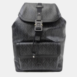 Christian Dior Black Leather Backpack