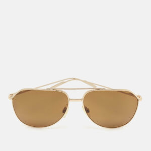 Dolce & Gabbana Brown/Gold DG 2166 Aviator Sunglasses