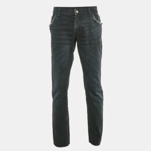 Dolce & Gabbana Black Distressed Denim Jeans Waist 36"