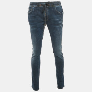 Dolce & Gabbana Blue Distressed Denim Jeans XXXL Waist 34"