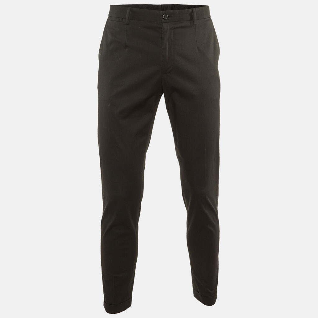 luxury-men-dolcegabbana-used-clothes-p1161395-002 Dolce & Gabbana Black Cotton Pants M