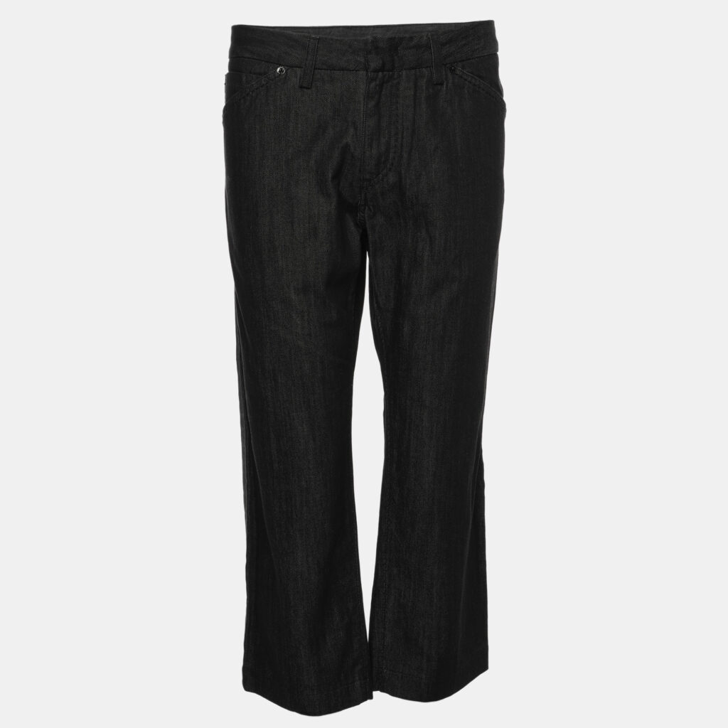 luxury-men-emporio-armani-used-clothes-p1047144-001 Emporio Armani Black Denim Capri Jeans M