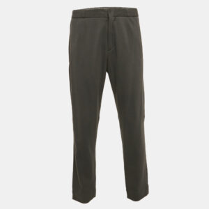 Ermenegildo Zegna Grey Cotton Knit Sweatpants L