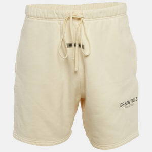 Essentials Fear of God Cream Cotton Fleece Shorts