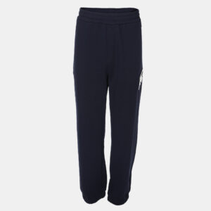 Fendi Navy Blue Cotton Knit FF Block Embossed Trousers XXL