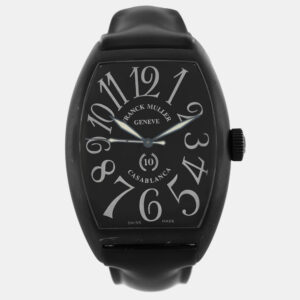 Franck Muller Black Stainless Steel Casablanca 8880 Automatic Men's Wristwatch 39 mm