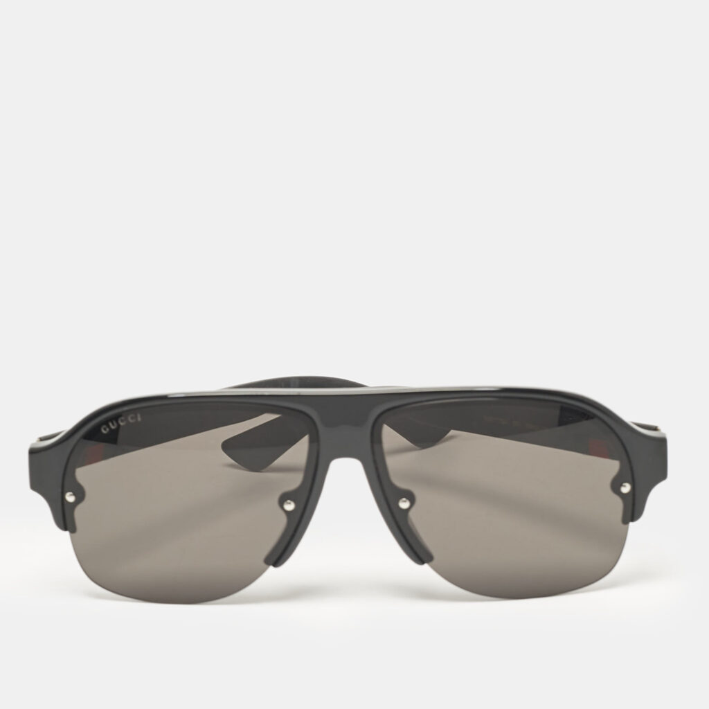 luxury-men-gucci-used-accessories-p1077346-001 Gucci Black GG0172SA Aviator Sunglasses