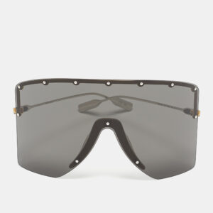 Gucci Black GG1244S Studded Shield Sunglasses
