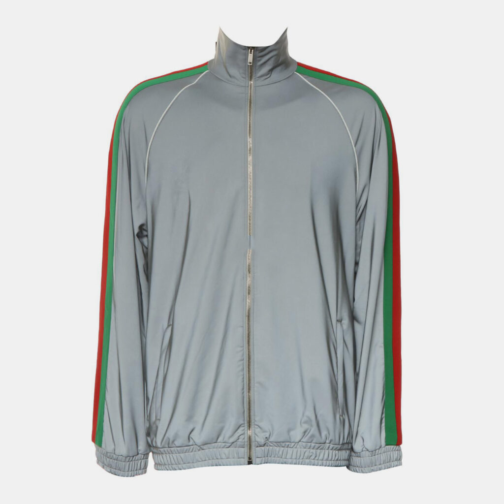 luxury-men-gucci-used-clothes-p1074454-001 Gucci Grey Zip-Up Jacket L