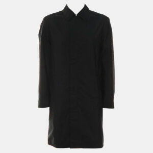 Gucci Black Reversible Nylon Long Zipped Jacket Eu Men 48