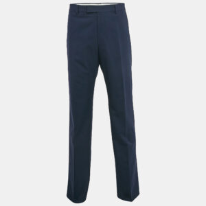 Gucci Navy Blue Cotton Tailored Trousers XXL