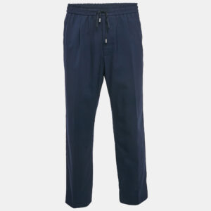 Gucci Navy Blue Wool Slack Pants XL