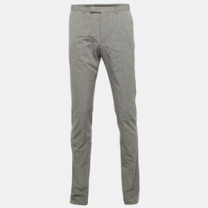 Gucci Blue Striped Cotton Formal Trousers M