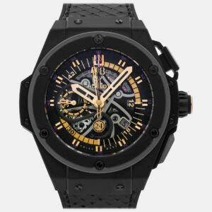 hublot king power black mamba edition chronograph 748.ci.1119.pr.kob13 48 mm automatic men's wristwatch 48mm