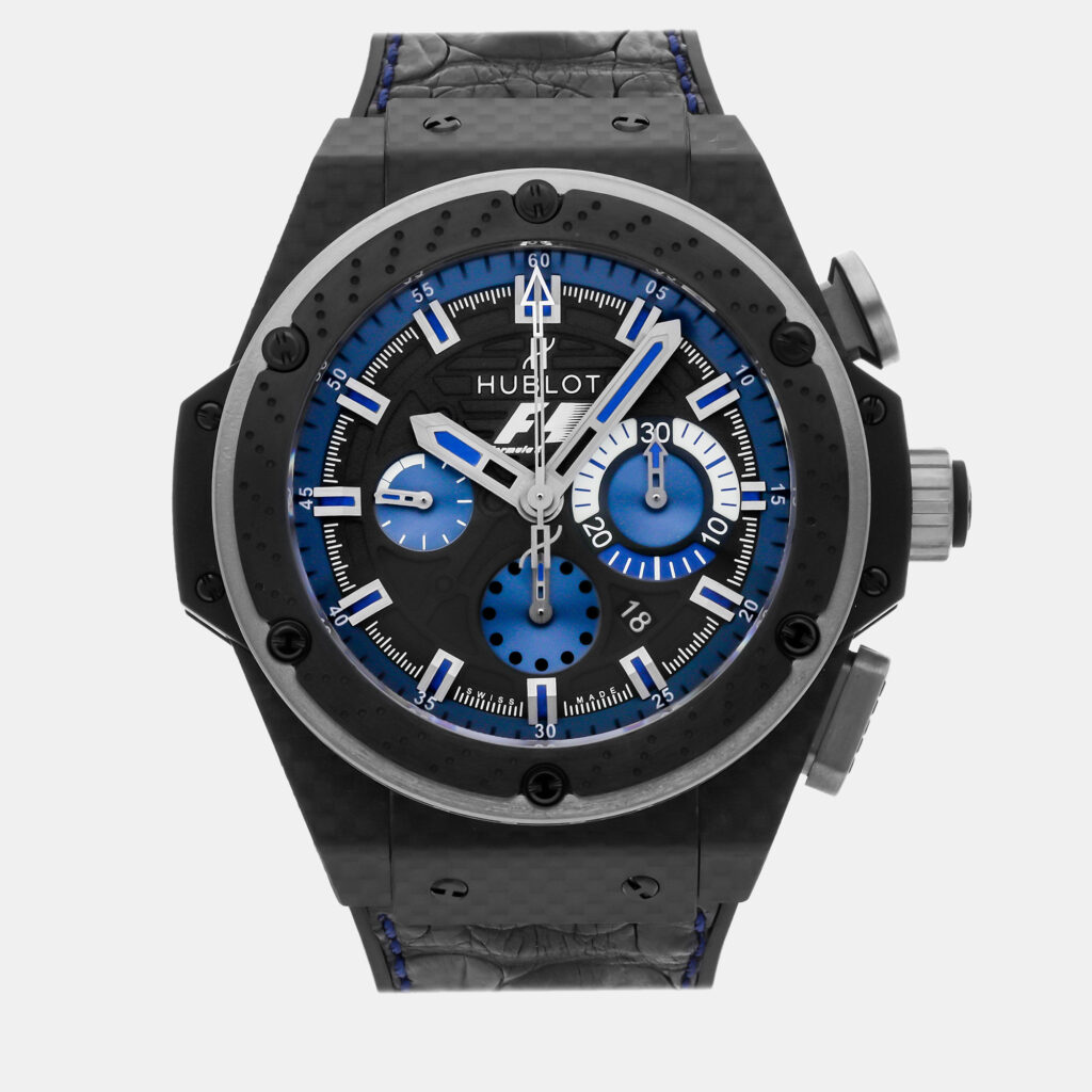 Hublot King Power 703.QM.1129.HR.FIL11 Automatic Black Carbon Fiber Men’s Wristwatch 48mm
