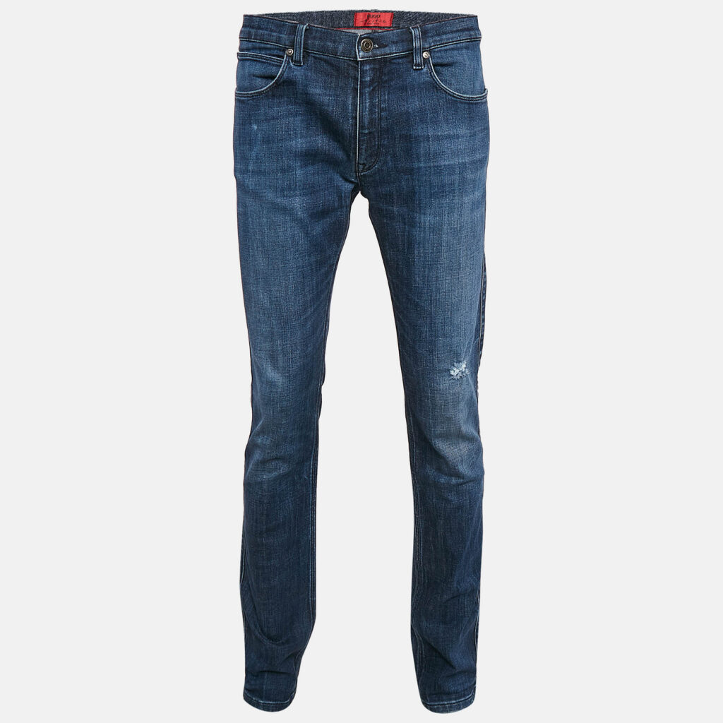 Hugo by Hugo Boss Blue Denim Hugo 708 Slim Fit Jeans XL/Waist 38"