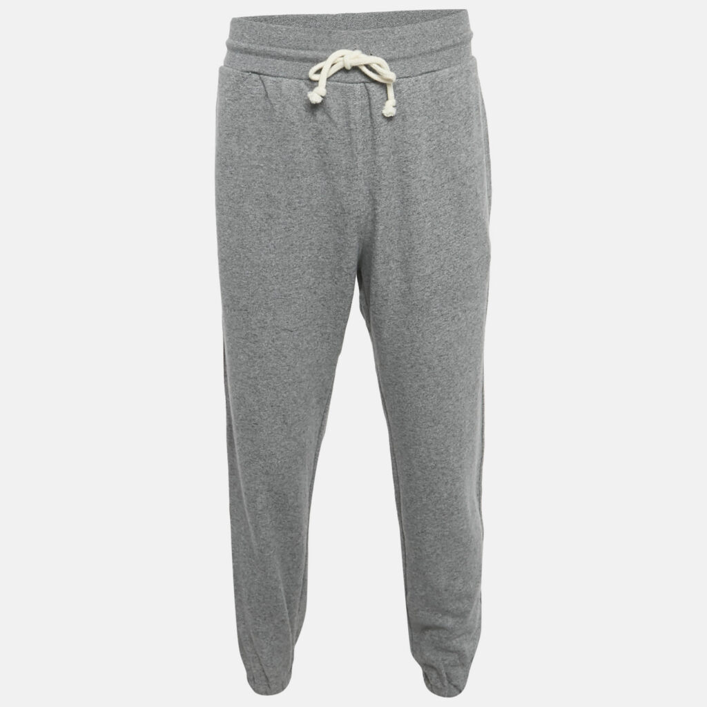 luxury-men-john-elliott-new-clothes-p1169251-001 John Elliott Grey Melange French Terry Sweatpants XXL