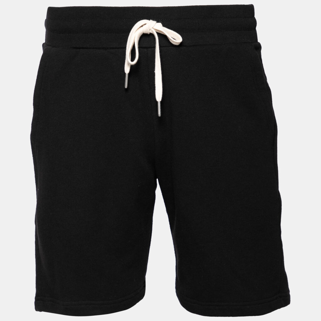 luxury-men-john-elliott-new-clothes-p626169-001-1 John Elliott Black Cotton Drawstring Waist Detail Shorts M