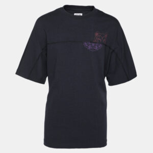 Kenzo Navy Blue Cotton T-Shirt XL