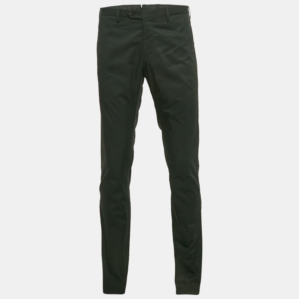 luxury-men-lanvin-new-clothes-p1149124-003 Lanvin Black Cotton Formal Trousers L