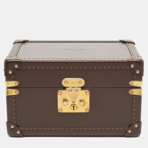 Louis Vuitton Brown Leather Boite Montre Case