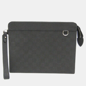 Louis Vuitton Noir Damier Infini Stand Pouch Bag