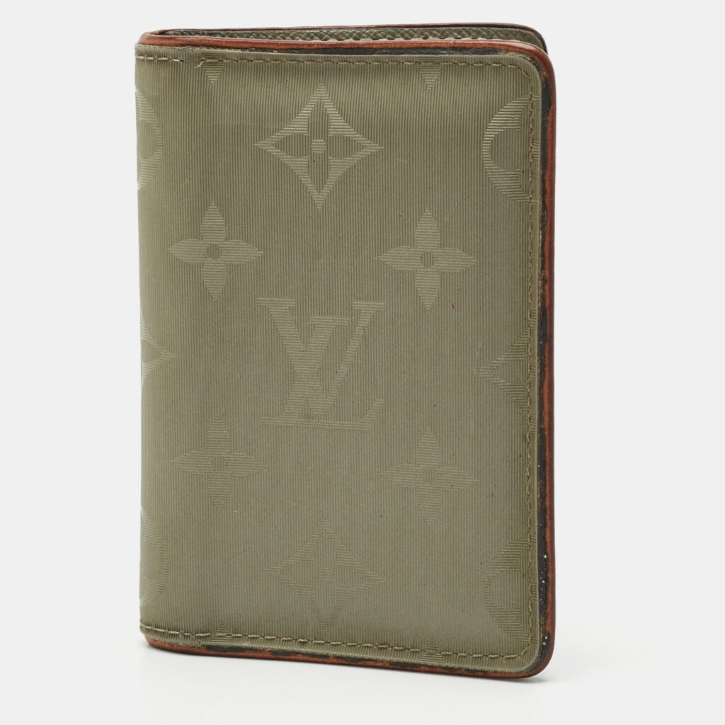 luxury-men-louis-vuitton-used-bags-p1154569-005 Louis Vuitton Titanium Grey Monogram Nylon Pocket Organizer