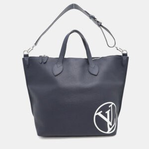 Louis Vuitton Indigo Blue Taurillon Leather Eastside Zipped Tote Bag