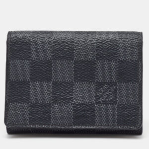 Louis Vuitton Damier Graphite Canvas Enveloppe Carte de Visite Bifold Card Holder