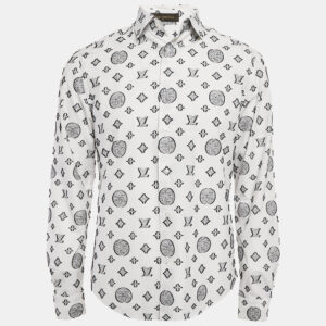 Louis Vuitton White Christopher Nemeth Rope Fil-coupe Cotton Shirt XL
