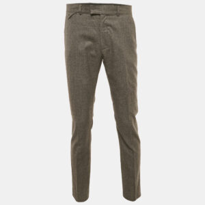 Louis Vuitton Dark Grey Wool Trousers M