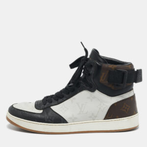 Louis Vuitton Multicolor Monogram Canvas and Leather Rivoli Sneakers Size 40.5