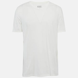 Maison Martin Margiela Off-White Cotton Knit T-Shirt XL